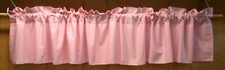 1 Solid Valance Pink 15" L x 90" W NEW