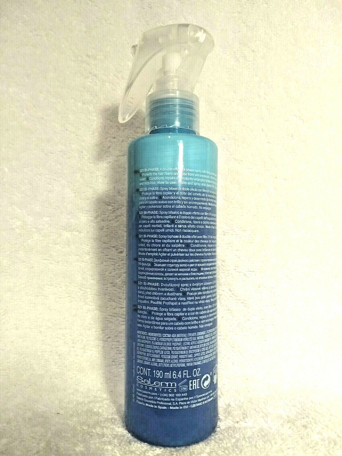 Salerm 21 BI-PHASE-Spray Conditioner -UV Hair Protection- 190ml