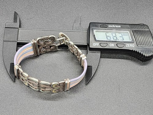 Brighton Gelato Pastel Leather Cord With Swirl Enamel Bracelet #123 - Picture 5 of 5
