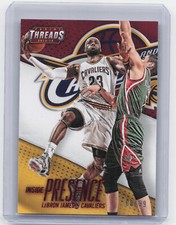 2014-15 Panini Threads #9 LeBron James Inside Presence Century Proof Red #/99