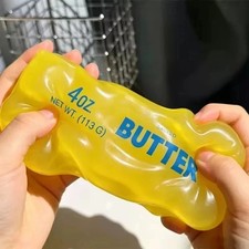 Moldable Butter Stick Squishy Toy Vaseline Filled Soft Squeeze Stress Relief Fid