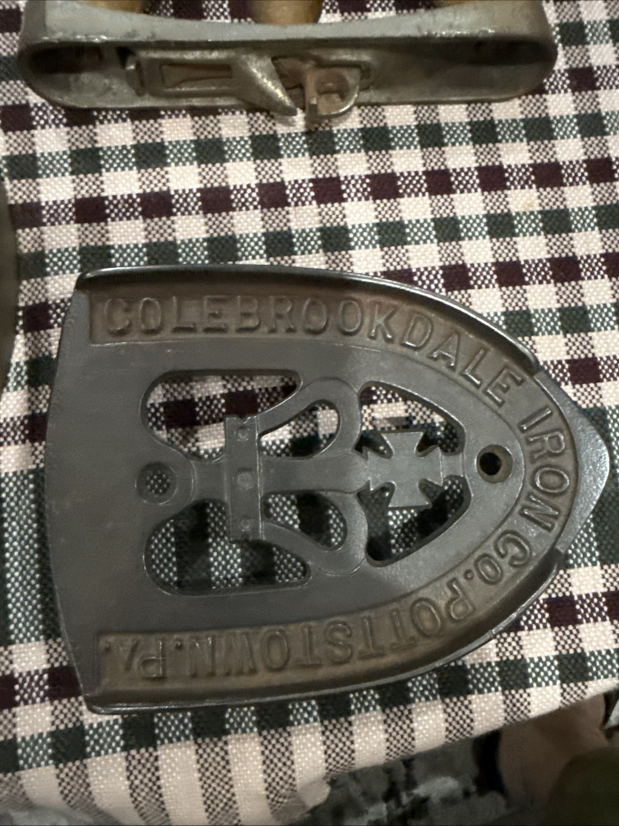 イギリスヴィンテージRobertOpieFry’sBreakfastCOCOA缶 Antique Cole Brookdale Iron Co. Cast Iron Sad Iron Pottstown