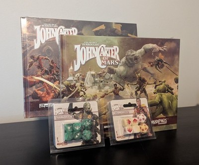 John Carter of Mars 2d20 RPG: Core Rules & Campaign & Dice