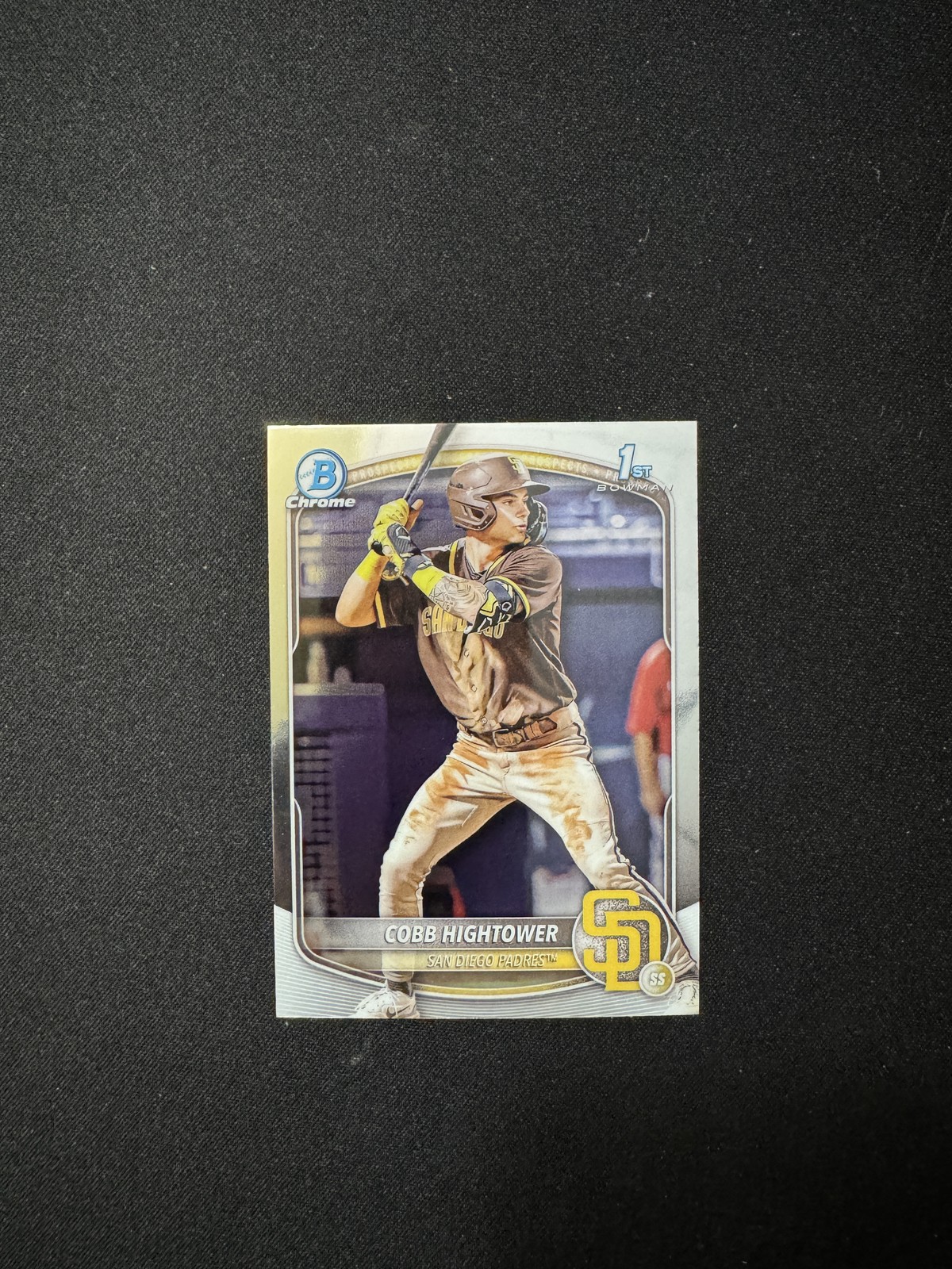 2025 Bowman Chrome Cobb Hightower 1st Bowman Chrome #BCP-104 San Diego Padres