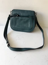 Marc Jacobs Mini Empire City Leather Messenger Crossbody Bag Purse - Green