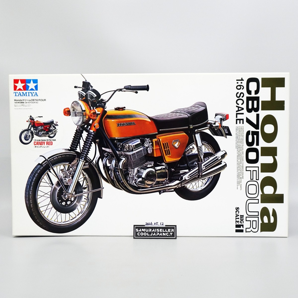 Tamiya 1/6 Honda CB750 Four Big Scale Series Plastic Model Kit