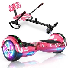 Electric Hoverboard & Hover Go Kart Self-Balancing 360° Rotation Bluetooth Music