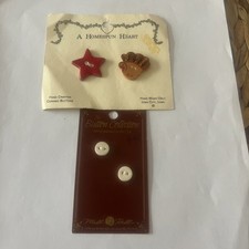 Vintage Ceramic Buttons For Embroidery/Quilting - Miscellaneous- New