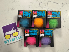 Nee Doh Wild Cats Fuzzball - Nuevo, en mano - Colores surtidos disponibles