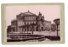 CAB Dresden 1889 Kabinettfoto Stengel & Markert –  Semperoper Foto Kabinettkarte