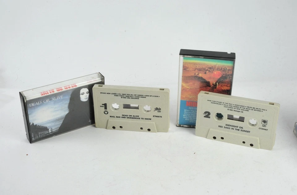 Lot of 6 1980's Cassette Tapes - U2 Dead or Alive Motels Billy Idol Pretenders — 第 2/4 张图片