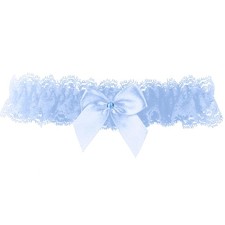 Blue Garters For Bride Wedding Set Bridal Leg Thigh Fashion Accessory