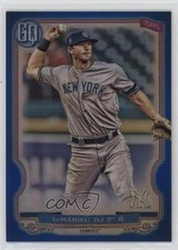 2020 Topps Gypsy Queen Box Topper Chrome Blue Refractor 29/99 DJ LeMahieu 13c1