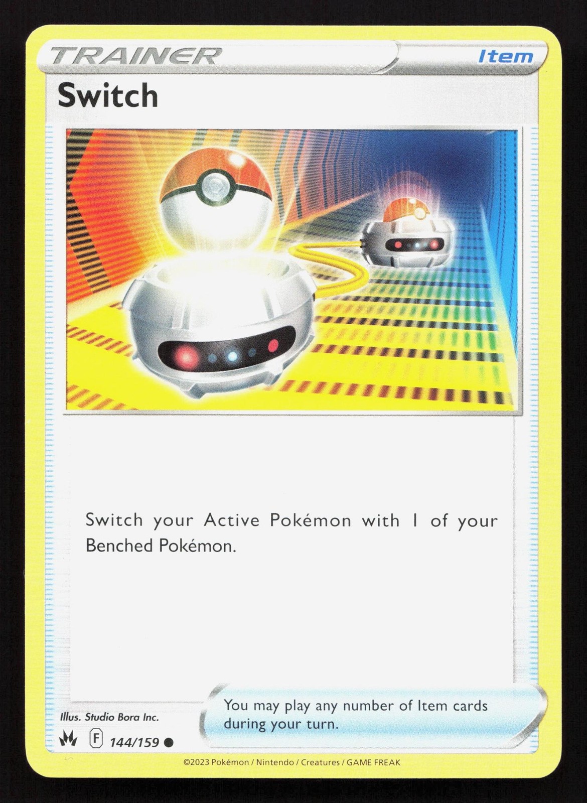 Switch 144/159 Crown Zenith NM Pokemon Card TCG