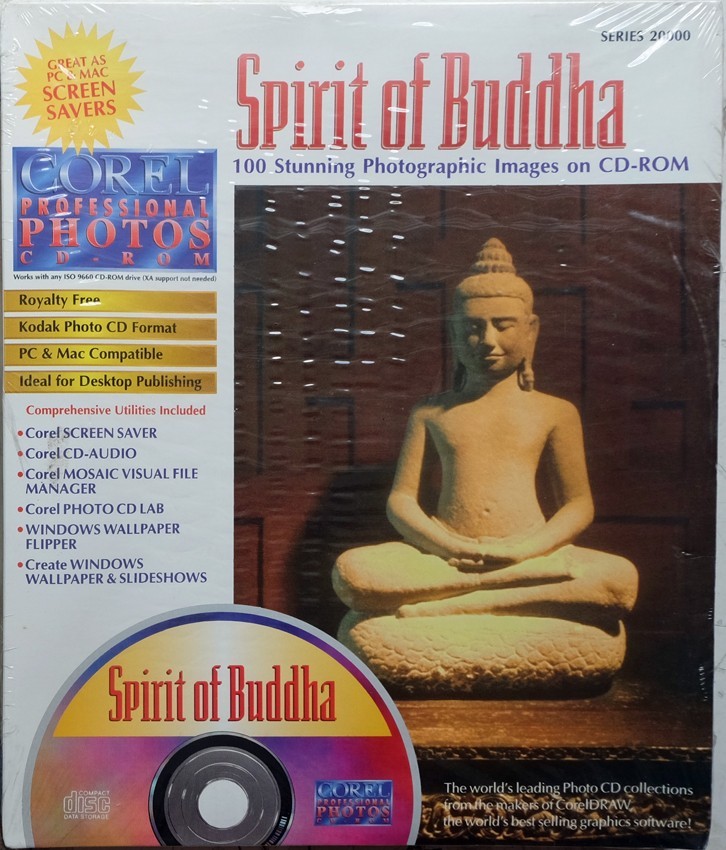 Photo CD Corel Spirit of Buddha pour trouver des visuels sans payer d'abonnements