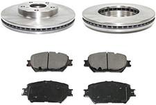 275mm Front Ceramic Disc Brake Pad and Rotor Kit for 2002-2006 Toyota Camry