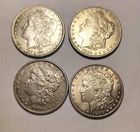 Lot of (4) 82-P, 84-P, 85-P, 90-P Ch AU Morgan Silver Dollars no Reserve