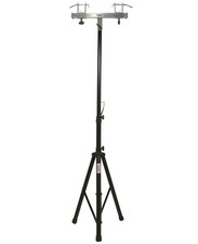 DJ Pro Lighting 6 Foot Tripod Light Stand Square Truss T-Bar Adapter Package