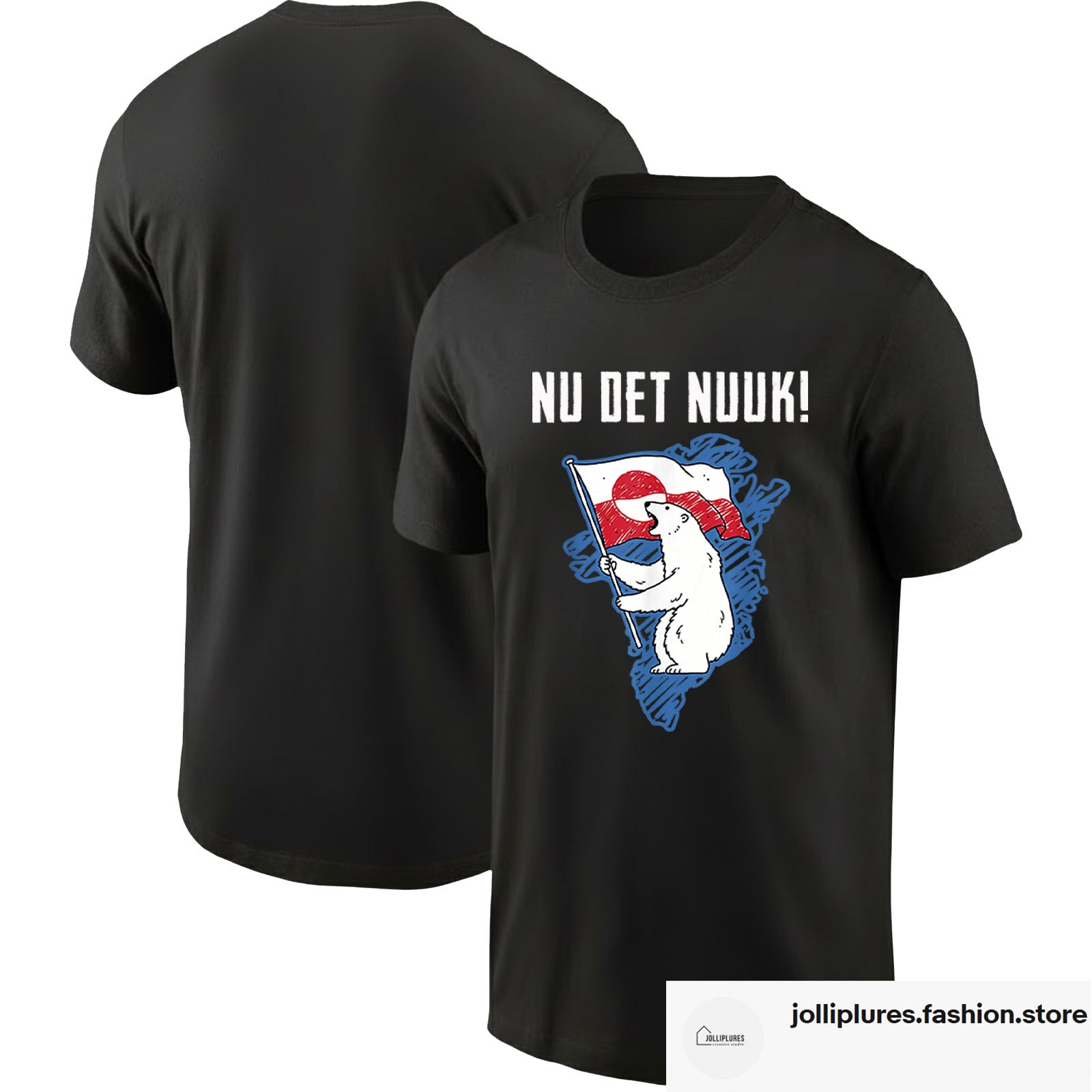 Nu Det Nuuk Greenlanders I Stand with Greenland T-Shirt, Men's Women's Tee