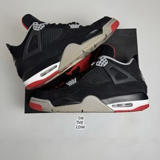 Air Jordan 4 Retro Bred 2019  308497-060  Size 10.5 Mens