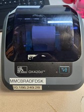 Zebra GK420D Direct Thermal Label Printer USB Serial GK42-202210-000