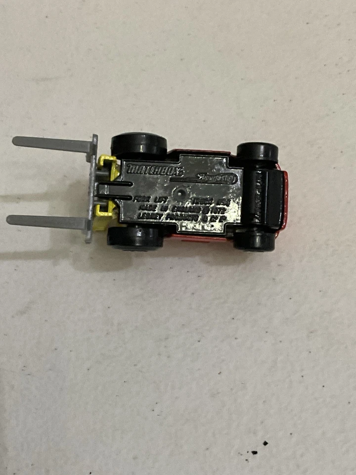 Carretilla elevadora Lesney Matchbox Superfast #15 1972 vintage hecha en Inglaterra Foto 4 de 4