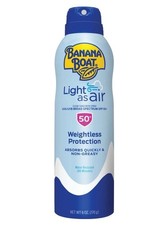 Banana Boat Light as Air SPF 50 Sunscreen Spray Banana Boat, New