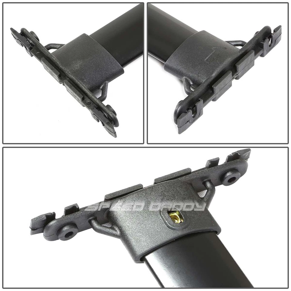 适用于 08-13 丰田 HIGHLANDER 黑色铝 OE 风格车架/RAIL 顶部横梁 — 第 2/4 张图片