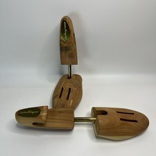Vintage Salvatore Ferragamo Cedar wood Shoe Trees Size small Luxury Made In USA