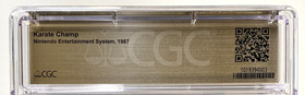 Karate Champ Nintendo NES New 1986 Factory Sealed Circle Seal CGC 9.6 A+ TOP POP