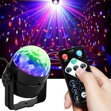 Disco Party Lights Strobe LED DJ Ball Sound Activated Bulb Dance Lamp Decoration