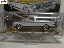 Greenlight RAW CHASE 1972 Chevrolet C-10 Short Bed Custom RAW of Yellow Truck