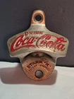 Vintage Coca Cola Wall Mount Metal Bottle Opener Starr "X" Brown Co. Made in USA