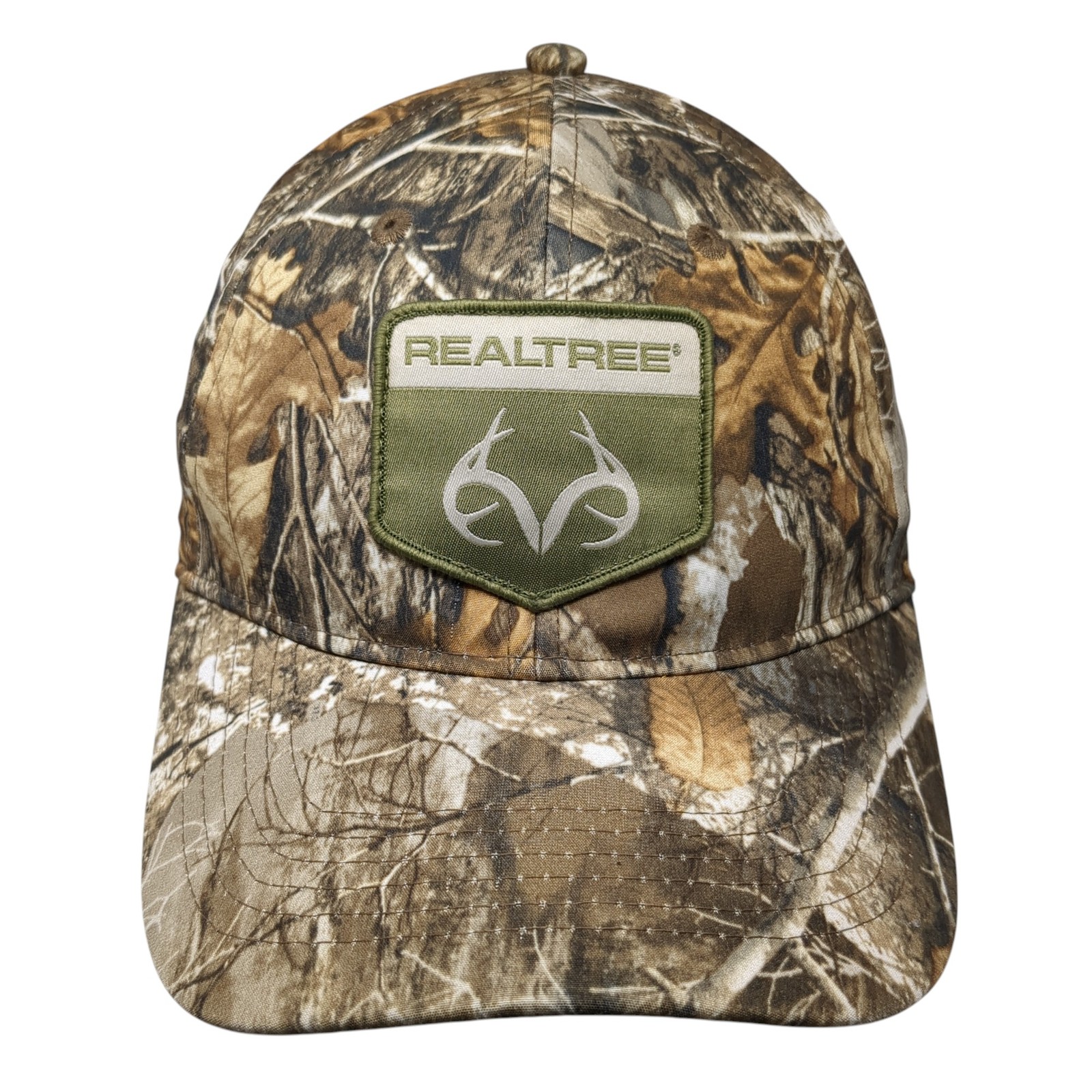 Realtree Patch Fitted Hat Multicolor Camo Medium … - image 1