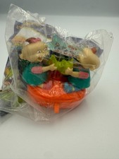 Vintage 1998 Burger King Rugrats Movie Toy Phil  Lil with Reptar NIP
