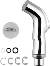 Universal Kitchen Sink Side Sprayer Head Replacement Chrome Pull Out Nozzle