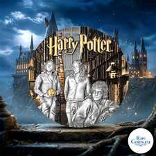 Harry Potter and the Goblet of Fire 200gram Silver Niue 2025 Antique Finish 100p