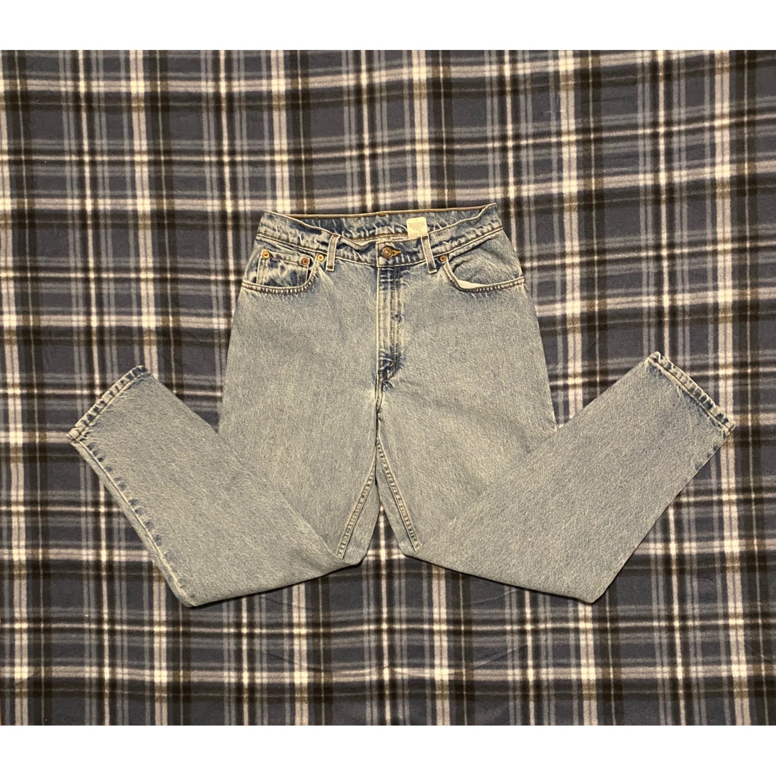 Levi's 550 Women's Relaxed Fit Tapered Leg Jeans Light Wash Size 11 Short VTG