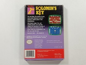 SOLOMON S KEY NINTENDO NES PAL-B EEC (COMPLETE - GOOD CONDITION OVERALL)