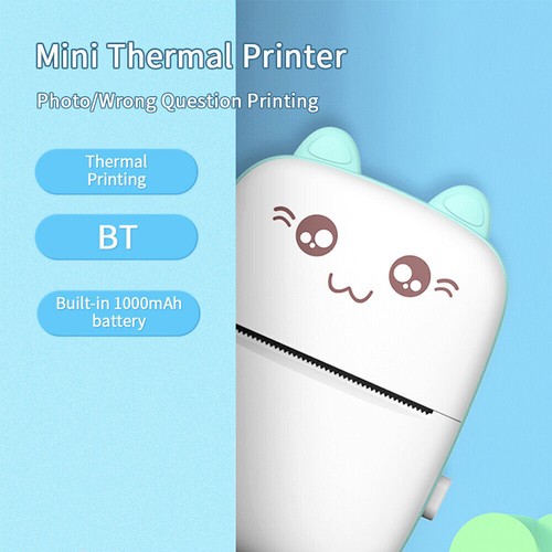 Neu Mini-Taschen-Thermodrucker Bluetooth-Handy Fotos Etikettendruckmaschine DE - Afbeelding 4 van 9