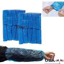 Disposable Arm Sleeves 200 PCS Waterproof Plastic Protector Cleaning Crafts US