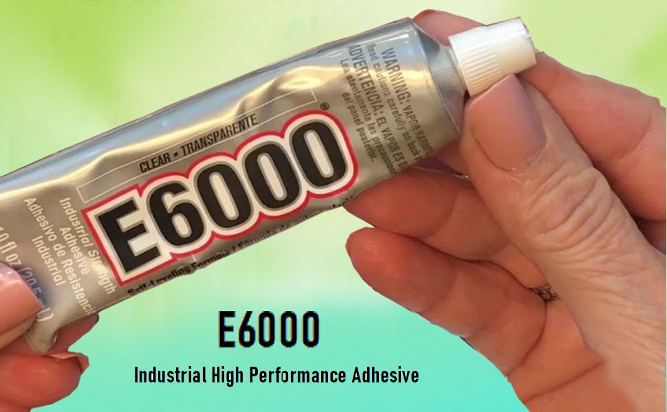 E6000 Glue for Druzy Making Craft Supplies 1oz Nozzle Permanent Adhesive Earring