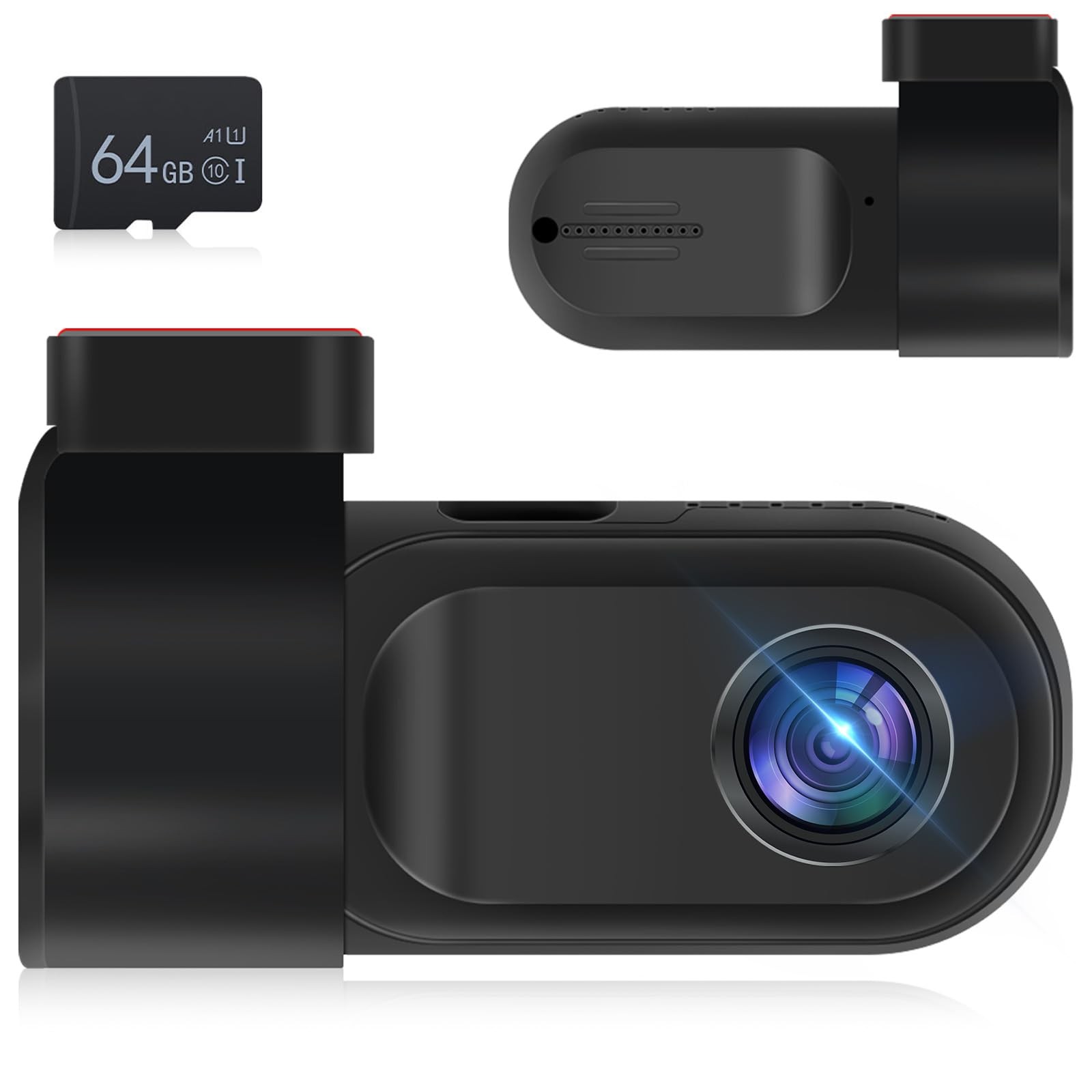 NHOPEEW Mini Dash Cam Auto 720P - Registratore Guida con G-Sensor