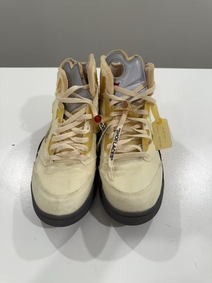 2020 Off-White x Air Jordan 5 SP ' Sail No Original Box