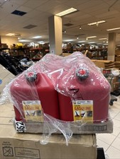 4 Pack Midwest Can 5610 5 Gallon Gas Can Fuel Container w/ Spout CARB Red