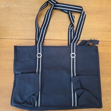 Thirty One Zip Top Storage Bag Navy Blue