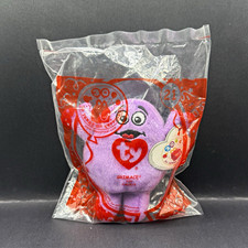 2009 McDonald's Ty Grimace Plush 30 Years of Happiness Happy Meal Toy Sealed