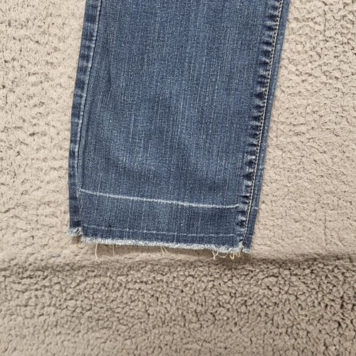 Levi's 512 Perfectly Slimming Womens Size 4M Blue Denim Straight Leg Jeans 27x29 - Picture 5 of 17