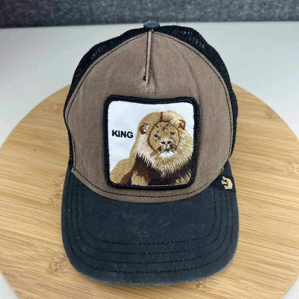 Бейсболка FADED Goorin Bros King Lion кепка дальнобойщика бейсболка OSFM коричневая сетчатая нашивка - Изображение 2 из 4