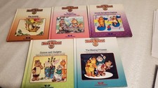 Lot of 5 Vintage Teddy Ruxpin Books 1985 World of Wonder